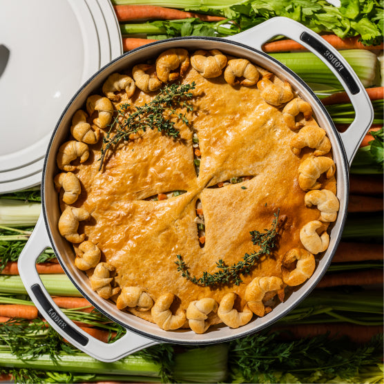 USA Enamel™ 7.5 Qt. Enameled Cast Iron Dutch Oven, Cloud Nine