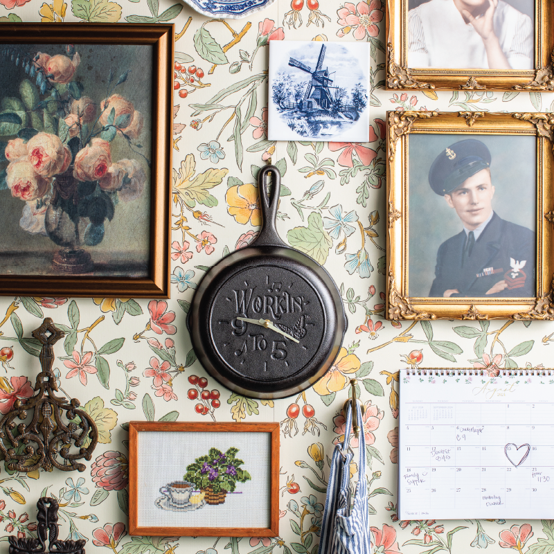 Dolly Parton 9 to 5 Skillet Clock
