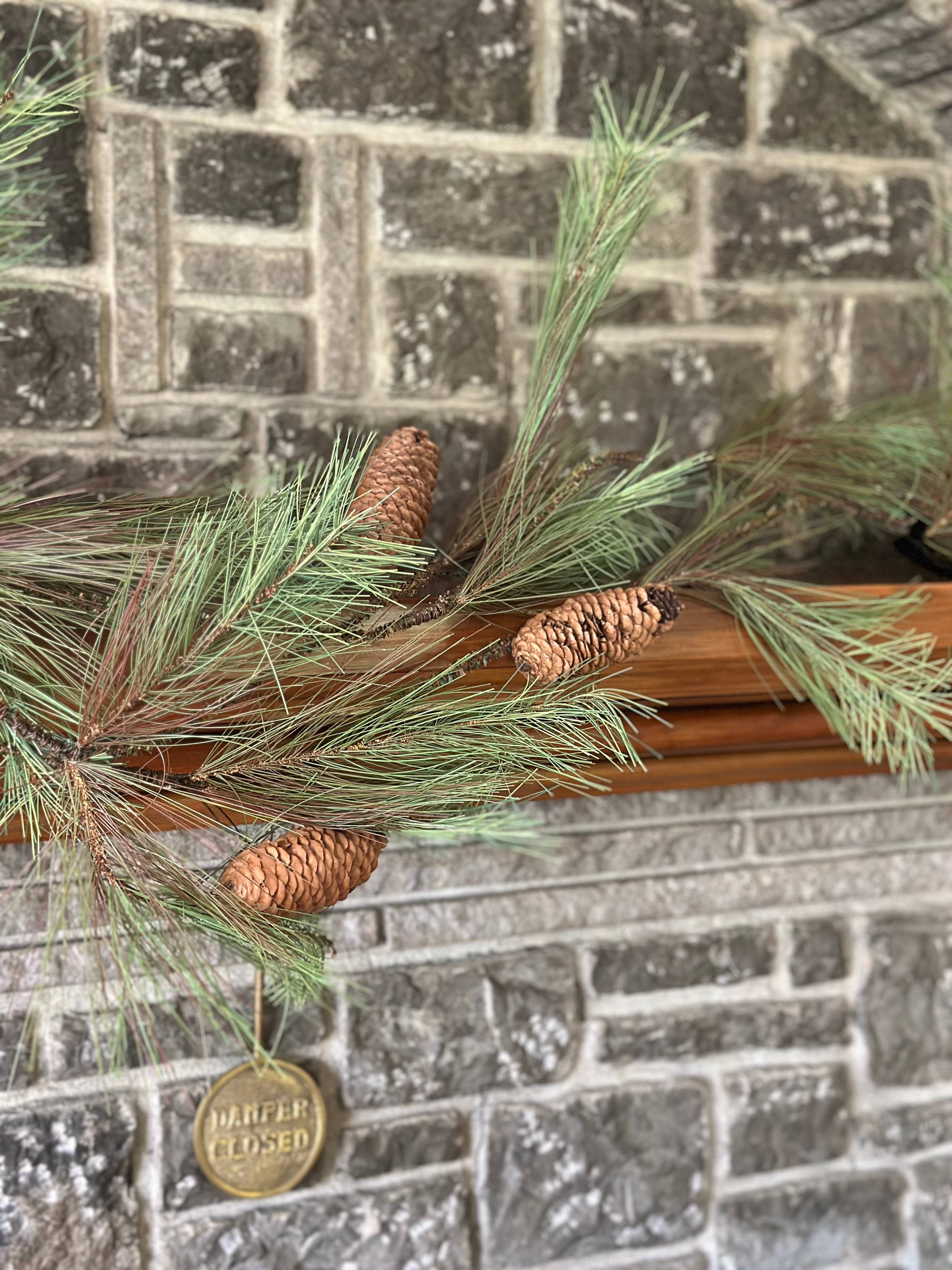 50" BRISTOL PINE DROP GARLAND