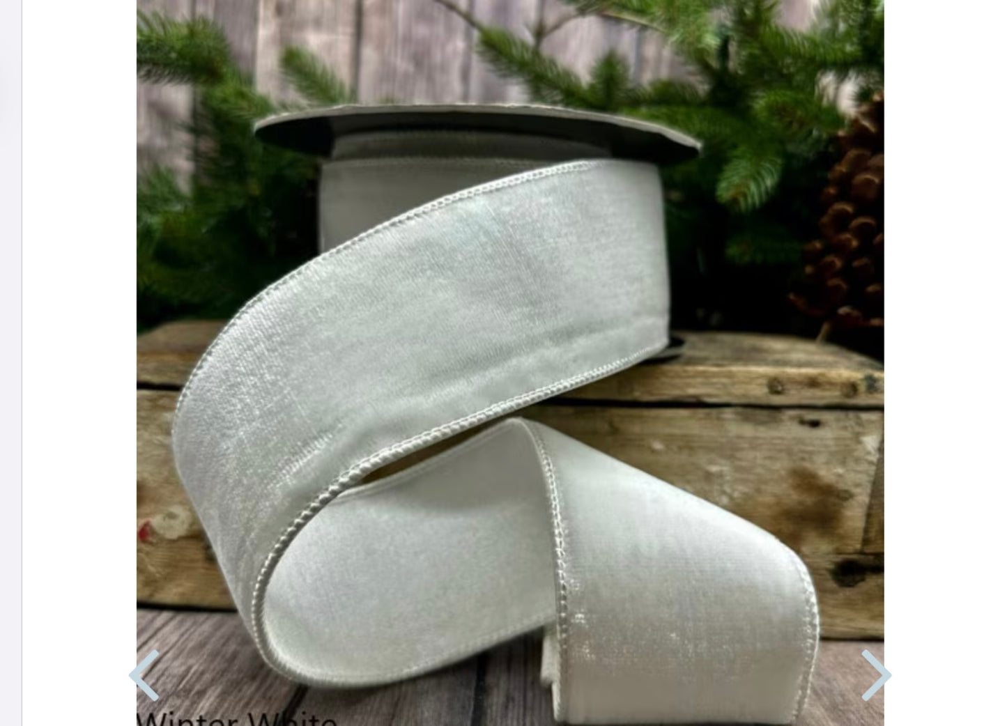 Velvet Matching Back, White