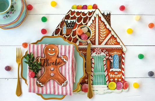 Hester & Cook Gingerbread Man Table Accent - Pack of 12