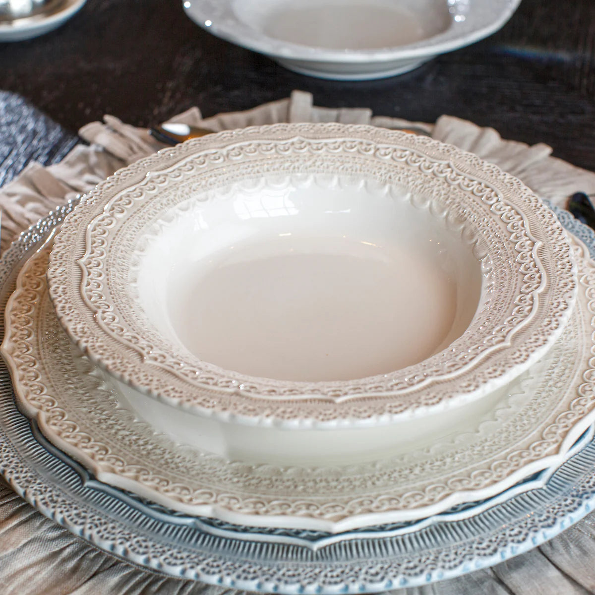 Arte Italica - Finezza Cream Pasta / Soup Bowl