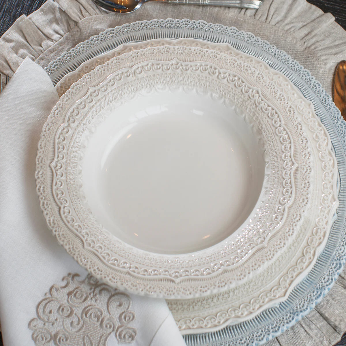 Arte Italica - Finezza Cream Pasta / Soup Bowl