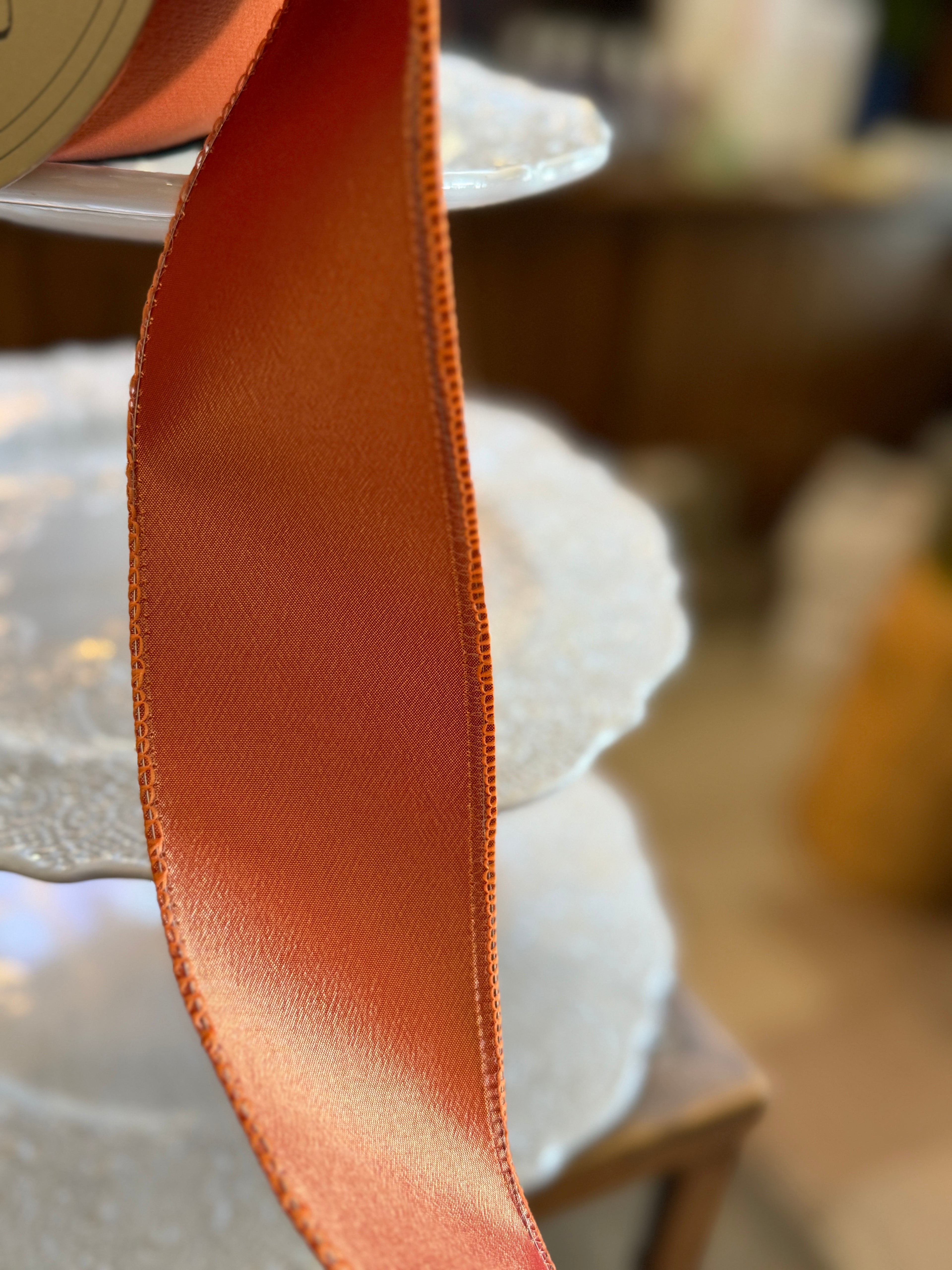 2.5” Velvet Taffeta Back, Sienna