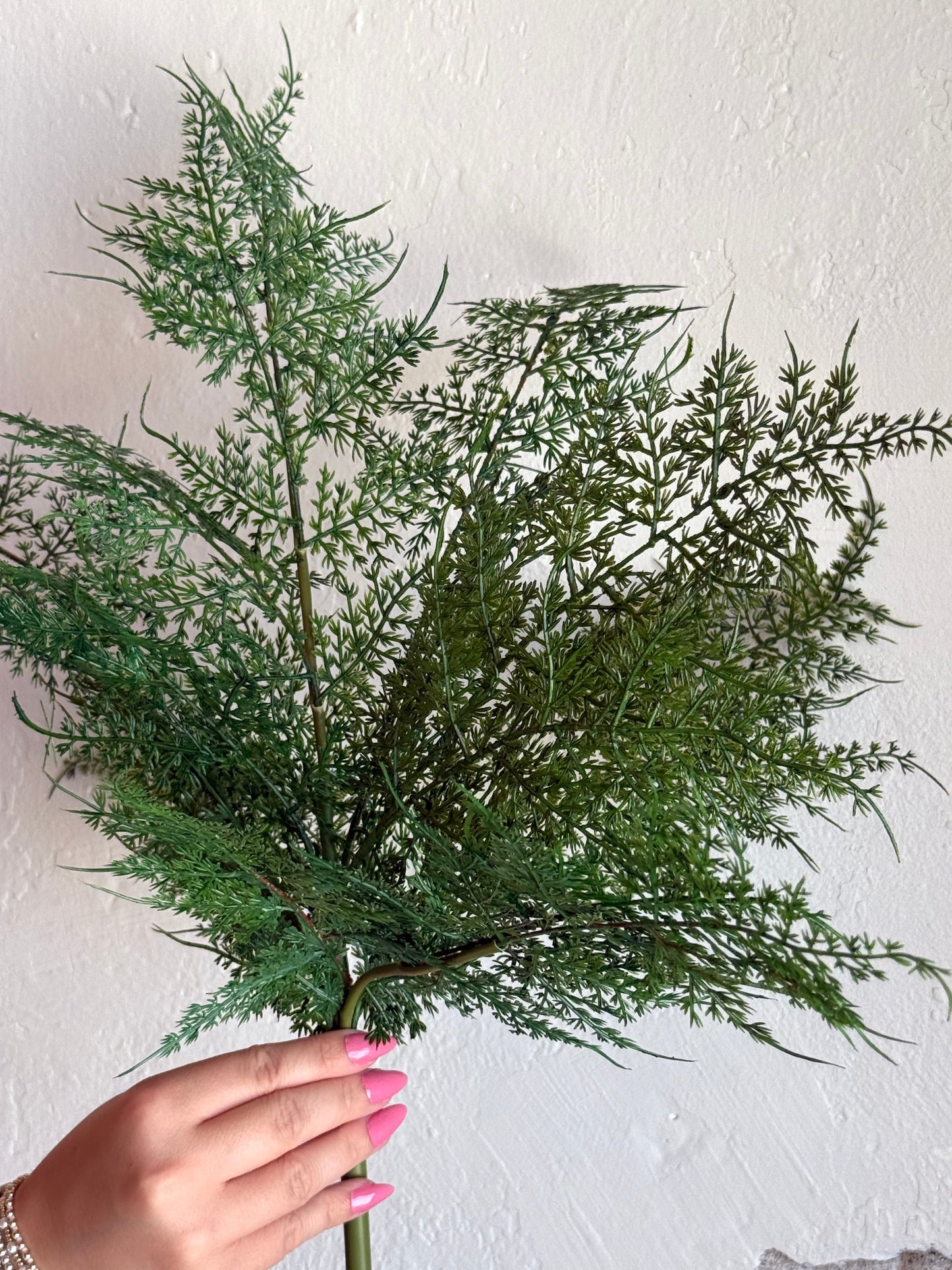 NATURAL TOUCH ASPARAGUS FERN BUSH 20"