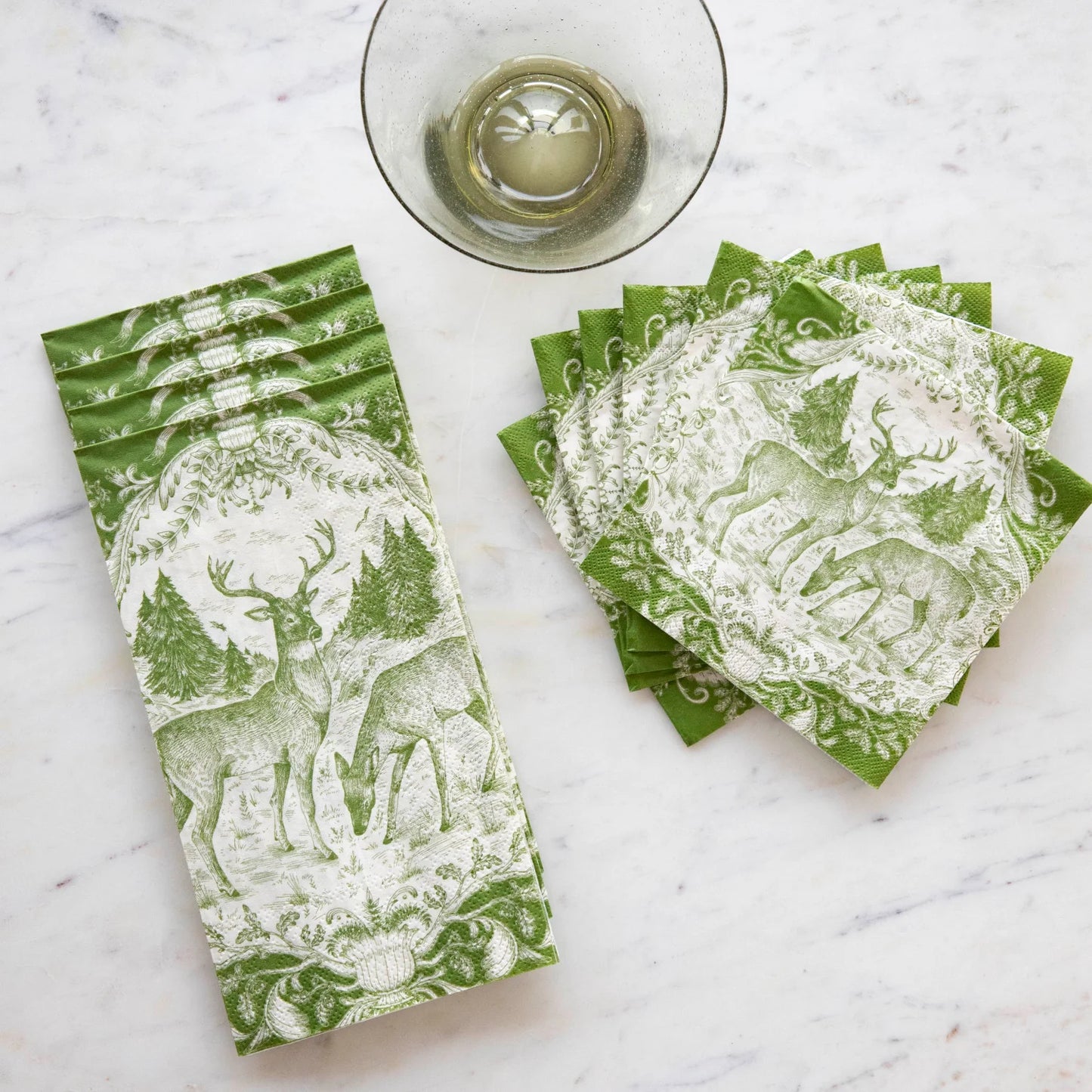 Hester & Cook Fable Toile Cocktail Napkin - Pack of 20