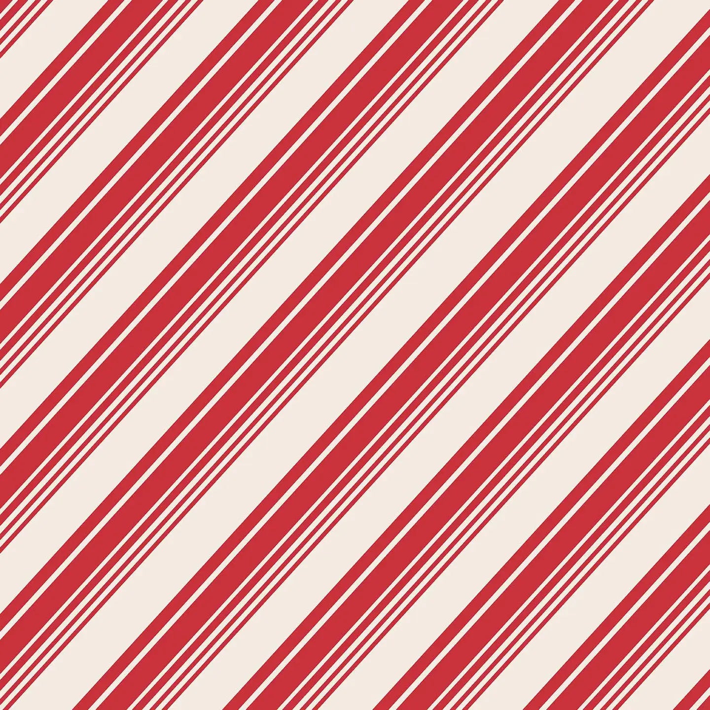 Hester & Cook Peppermint Stripe Cocktail Napkin - Pack of 20