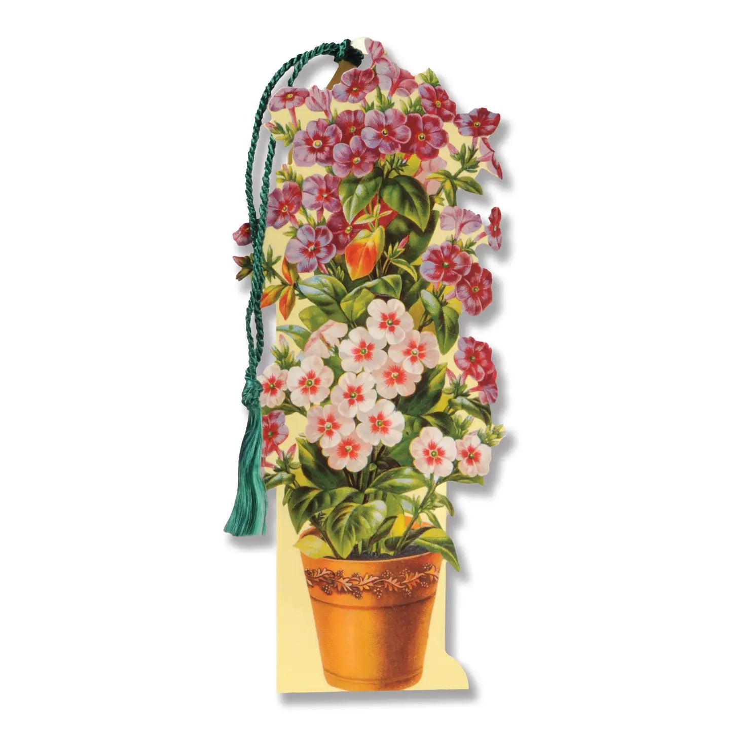 Flower Pot Floral Bookmark Card
