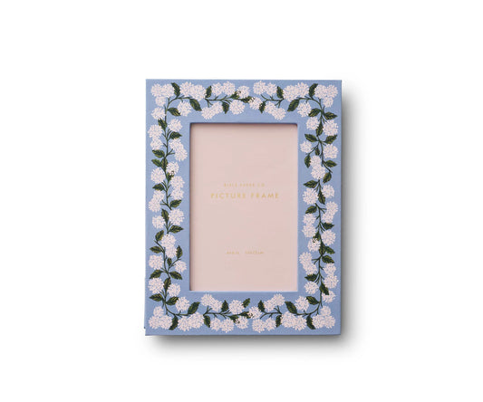 Rifle Paper Co. Hydrangea Paper Wrapped Picture Frame