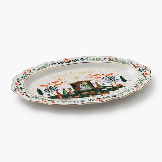 Nativity Porcelain Serving Platter