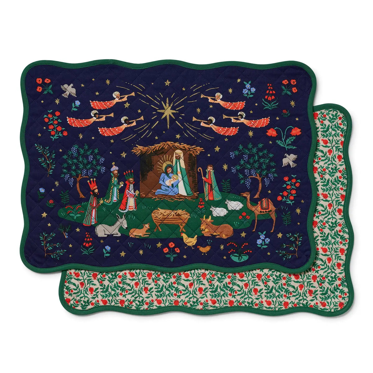 Nativity Quilted Cotton Placemats Set of 4