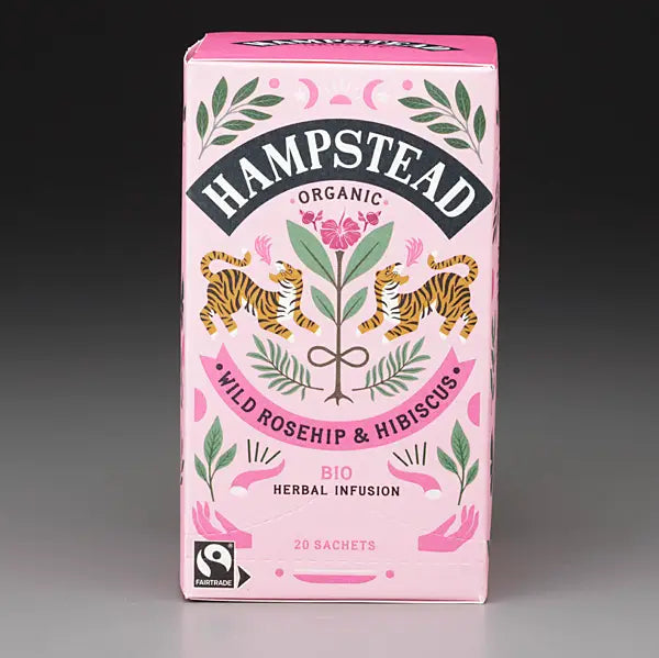 Hampstead Organic Wild Rosehip & Hibiscus Tea