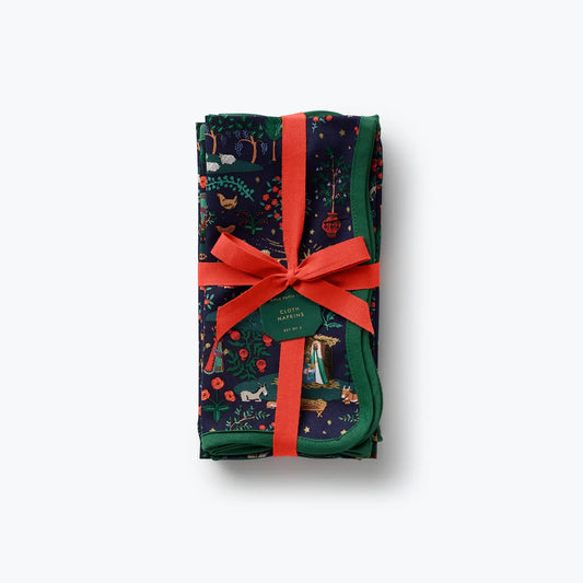 Nativity Cotton Napkins, Set of 4