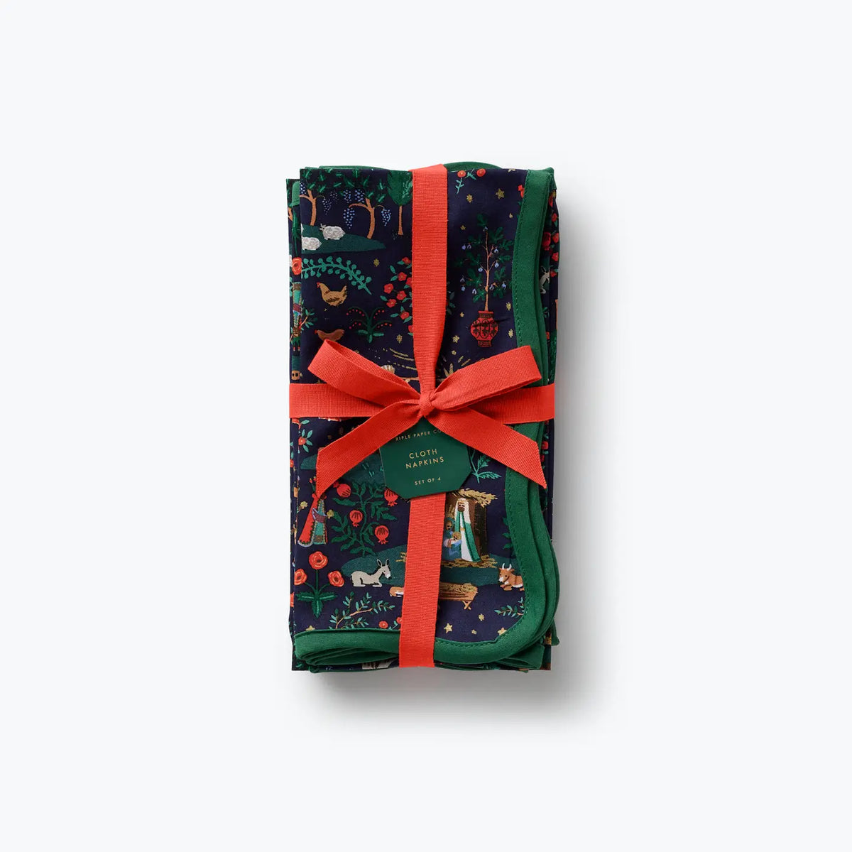Nativity Cotton Napkins, Set of 4