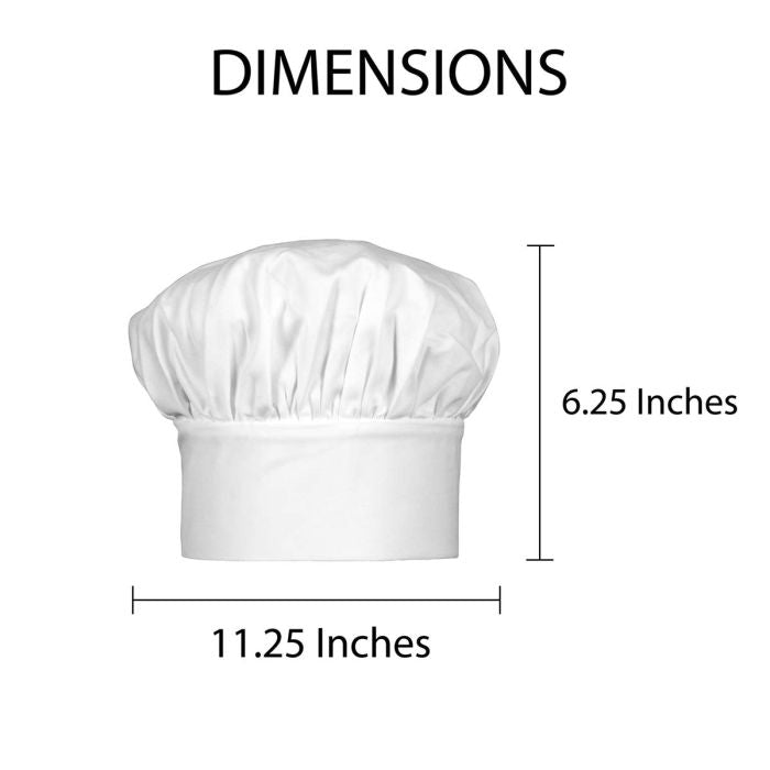 Hic Kid's Chef's Hat, Heavyweight Cotton Twill