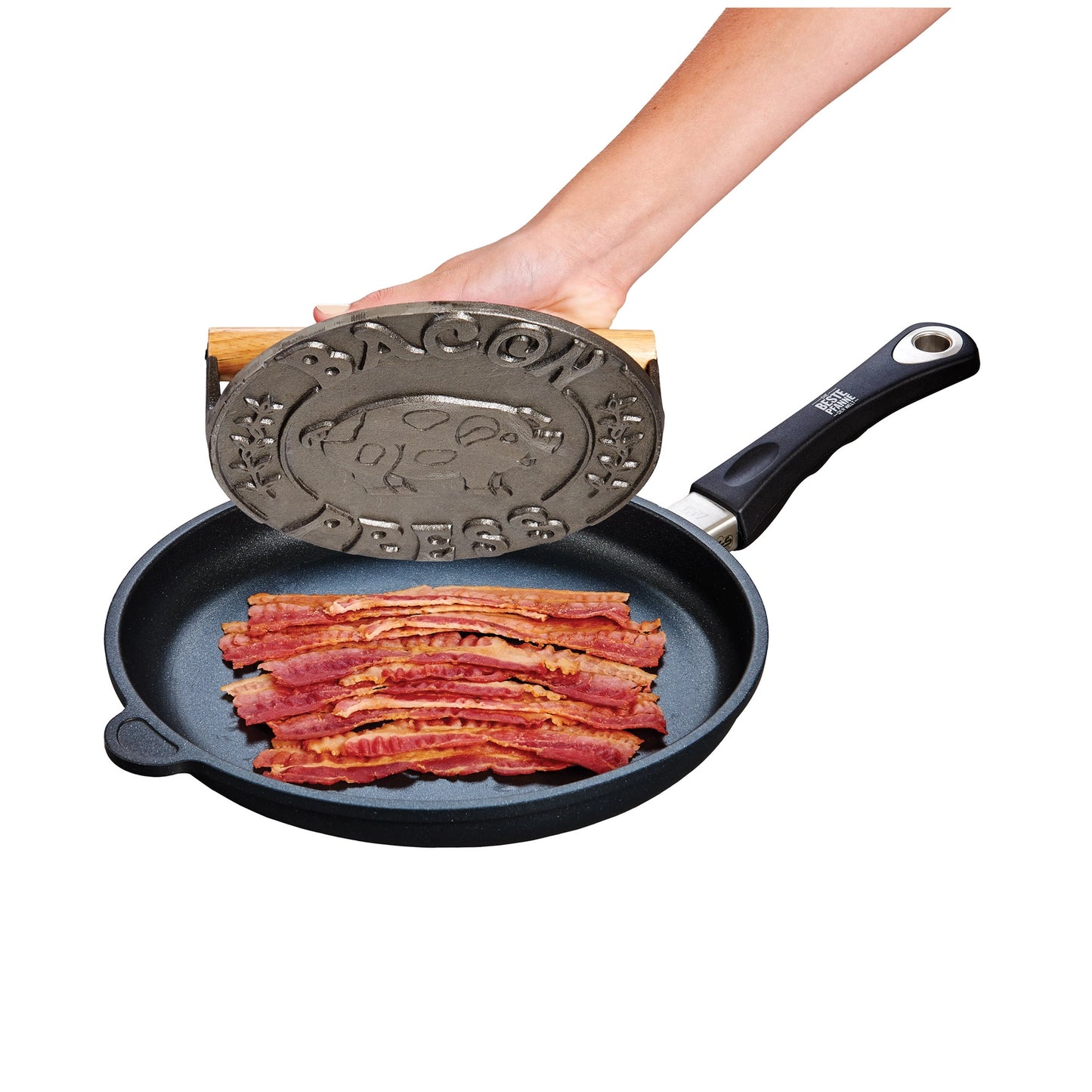 Hic Kitchen Bacon Press and Steak Weight - Round