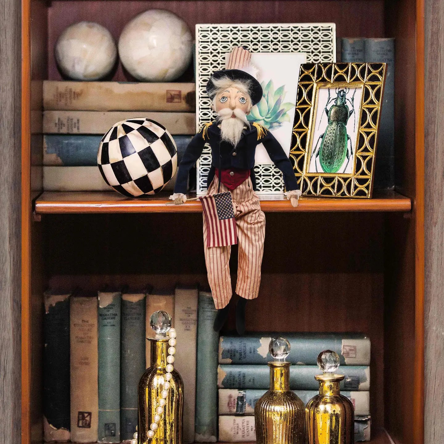 Uncle Sam Gathered Traditions Art Doll