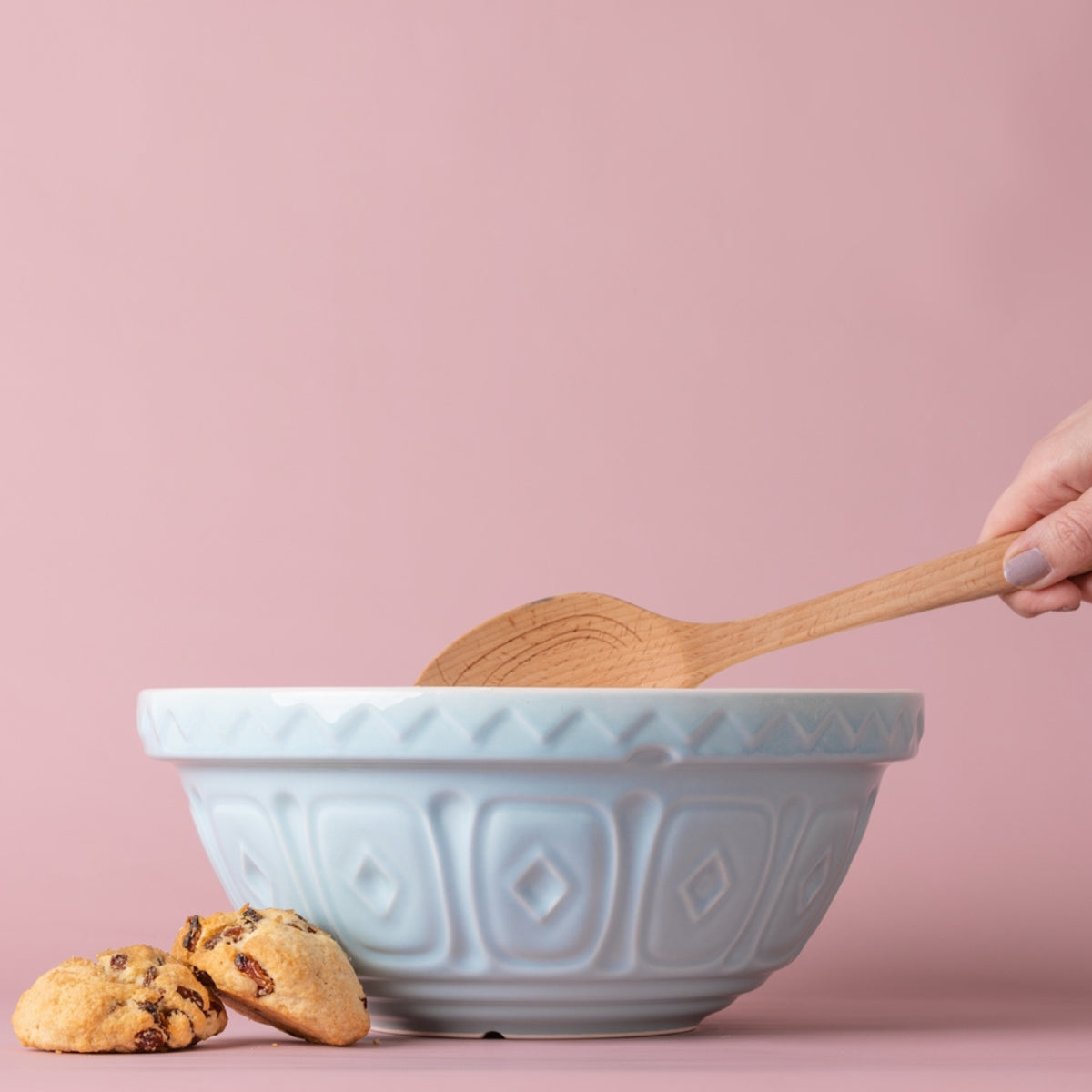 Mason Cash Color Mix S18 (2.85 Qt) Mixing Bowl | Powder Blue
