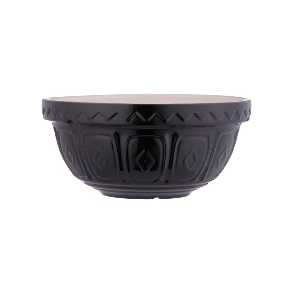 Mason Cash Color Mix Collection S24 (2.15 Qt) Mixing Bowl, Black