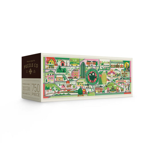 Classic Christmas Movie Map 750 Piece Puzzle
