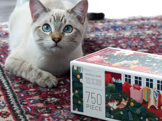 Christmas Kitties 750 Piece Puzzle