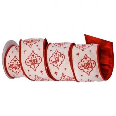 Wool Felt Ribbon with Embroidery