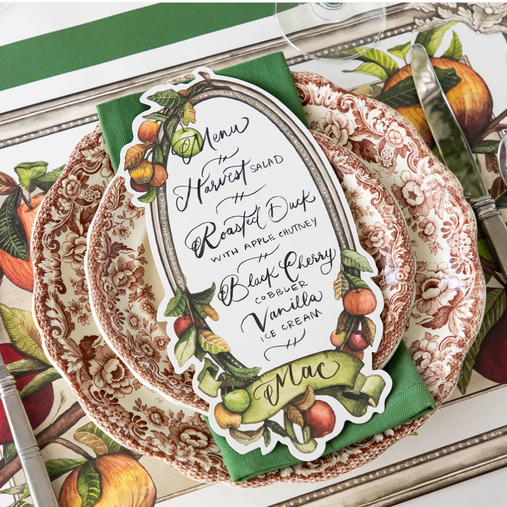 "Heirloom Apples" Table Cards