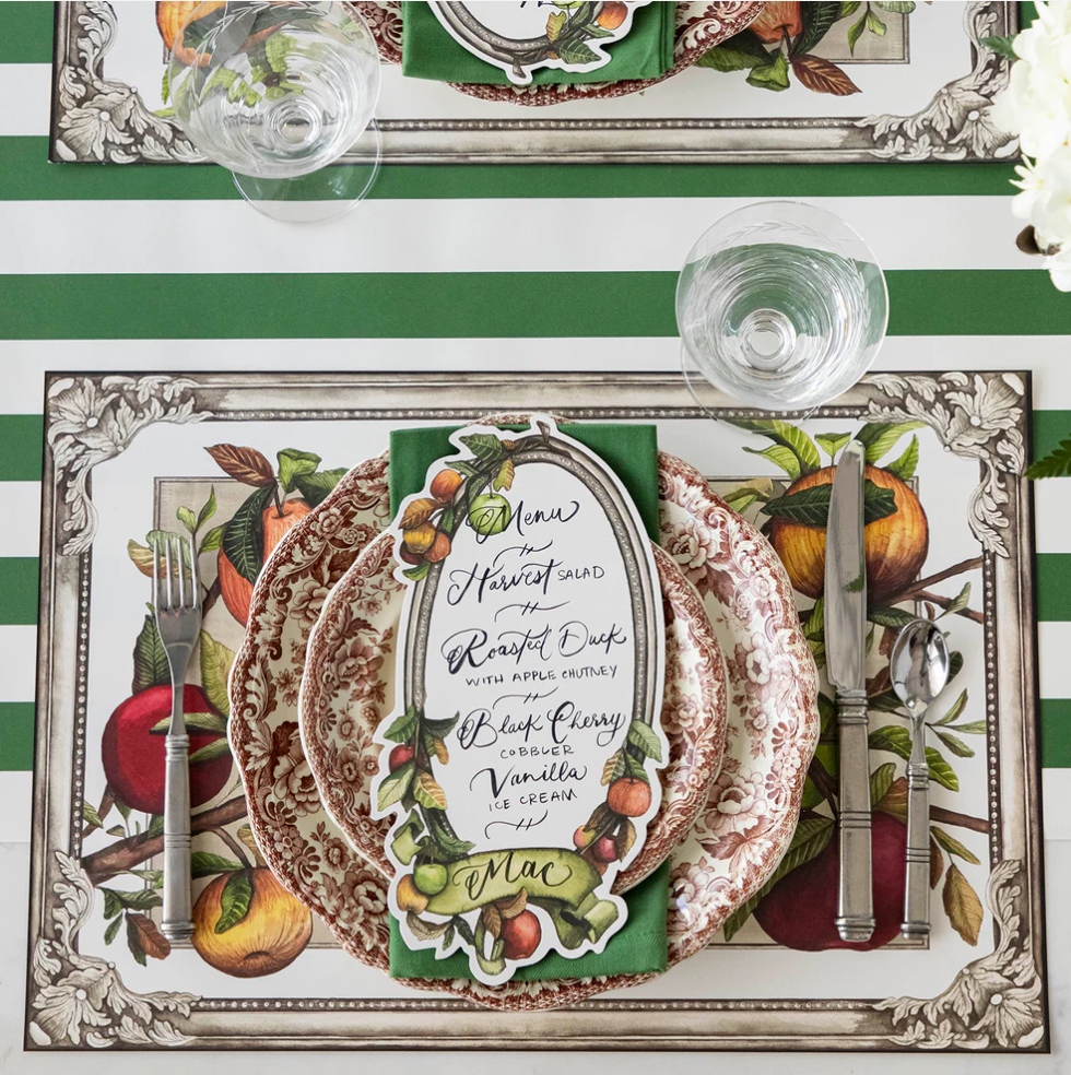 "Heirloom Apples" Table Cards