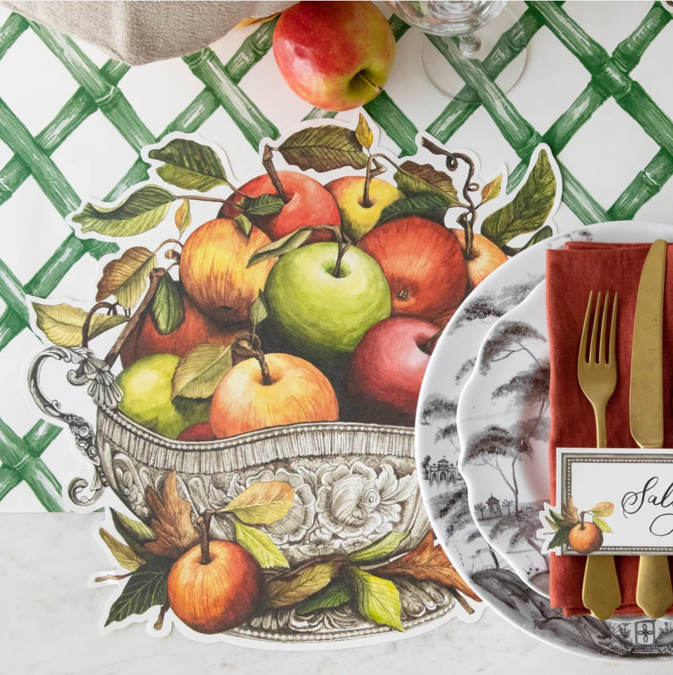 Die-cut "Apple Arrangement" Placemats