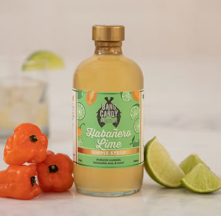 Bang Candy Habanero Lime Simple Syrup - 8oz