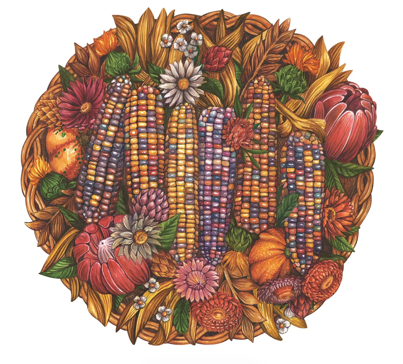 Die Cut Gathering Basket Placemat