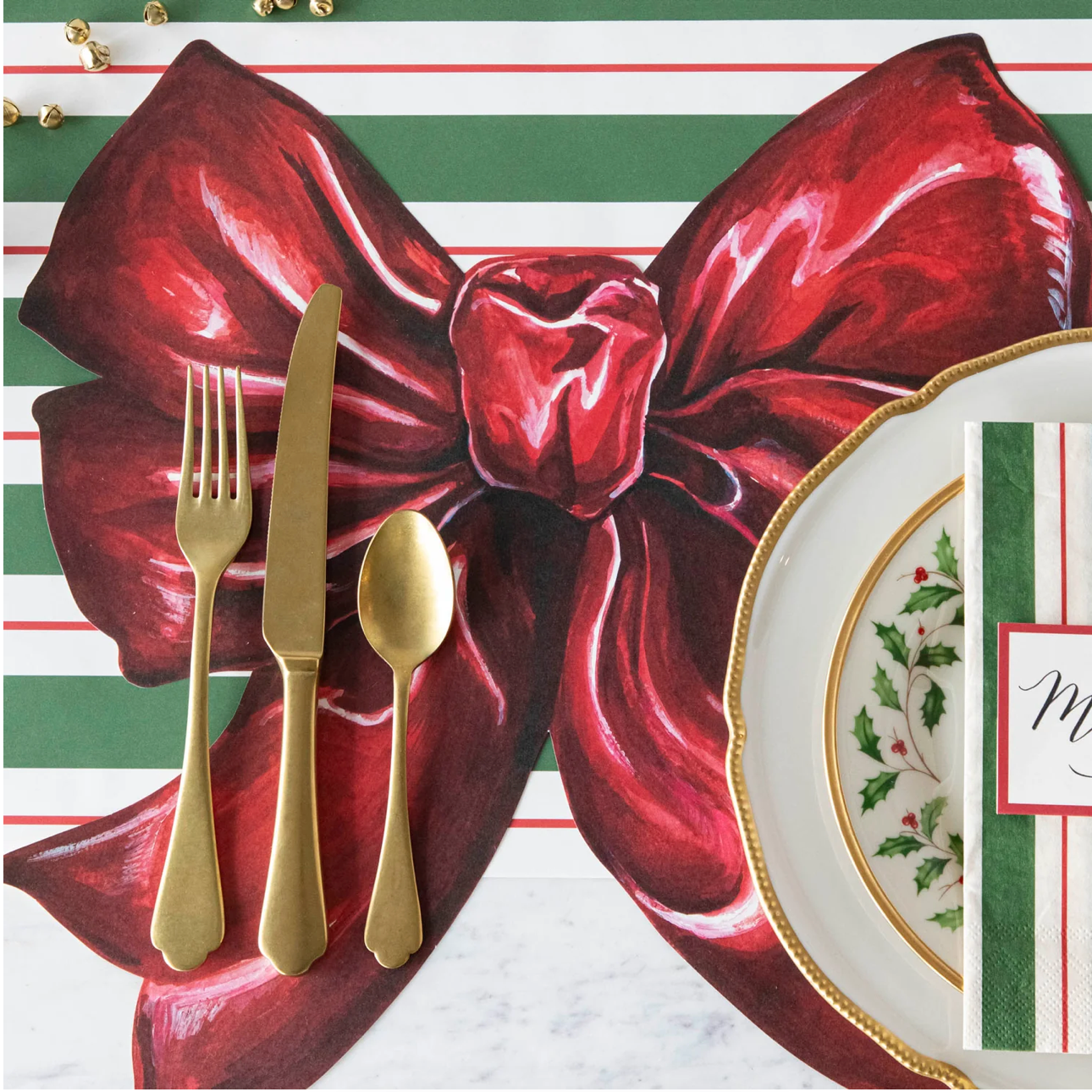 Hester & Cook Die-Cut Bow Placemat