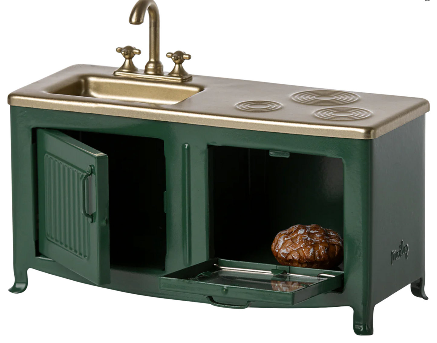Kitchen, Mouse- Dark Green