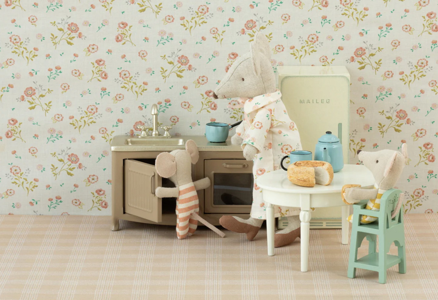 High Chair, Mouse - Mint