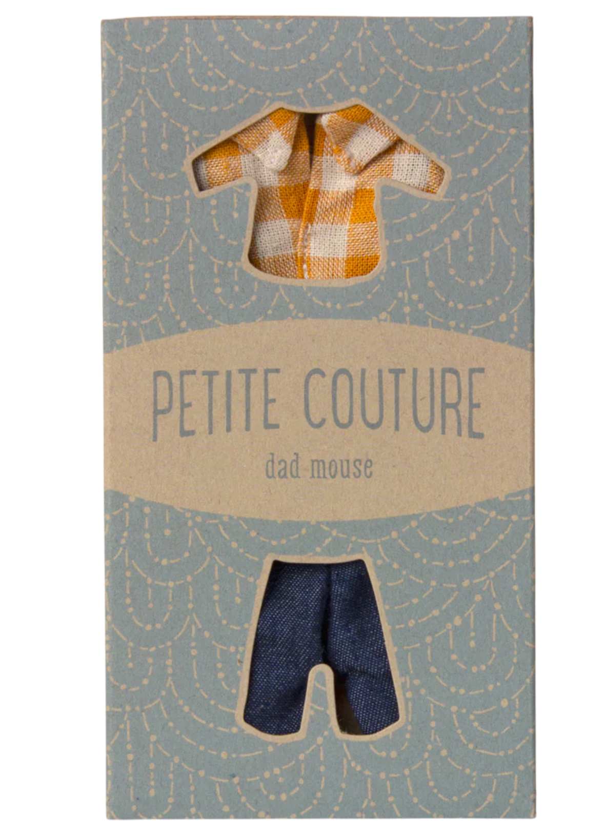 Yellow Checked Shirt & Pants, Dad Mouse