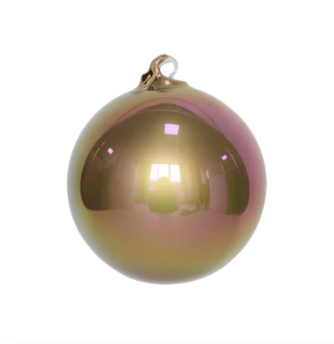 PEARLESCENT GLASS ORNAMENT