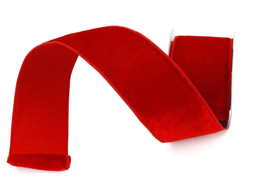 2.5" Red Velvet -SOLD BY THE YARD