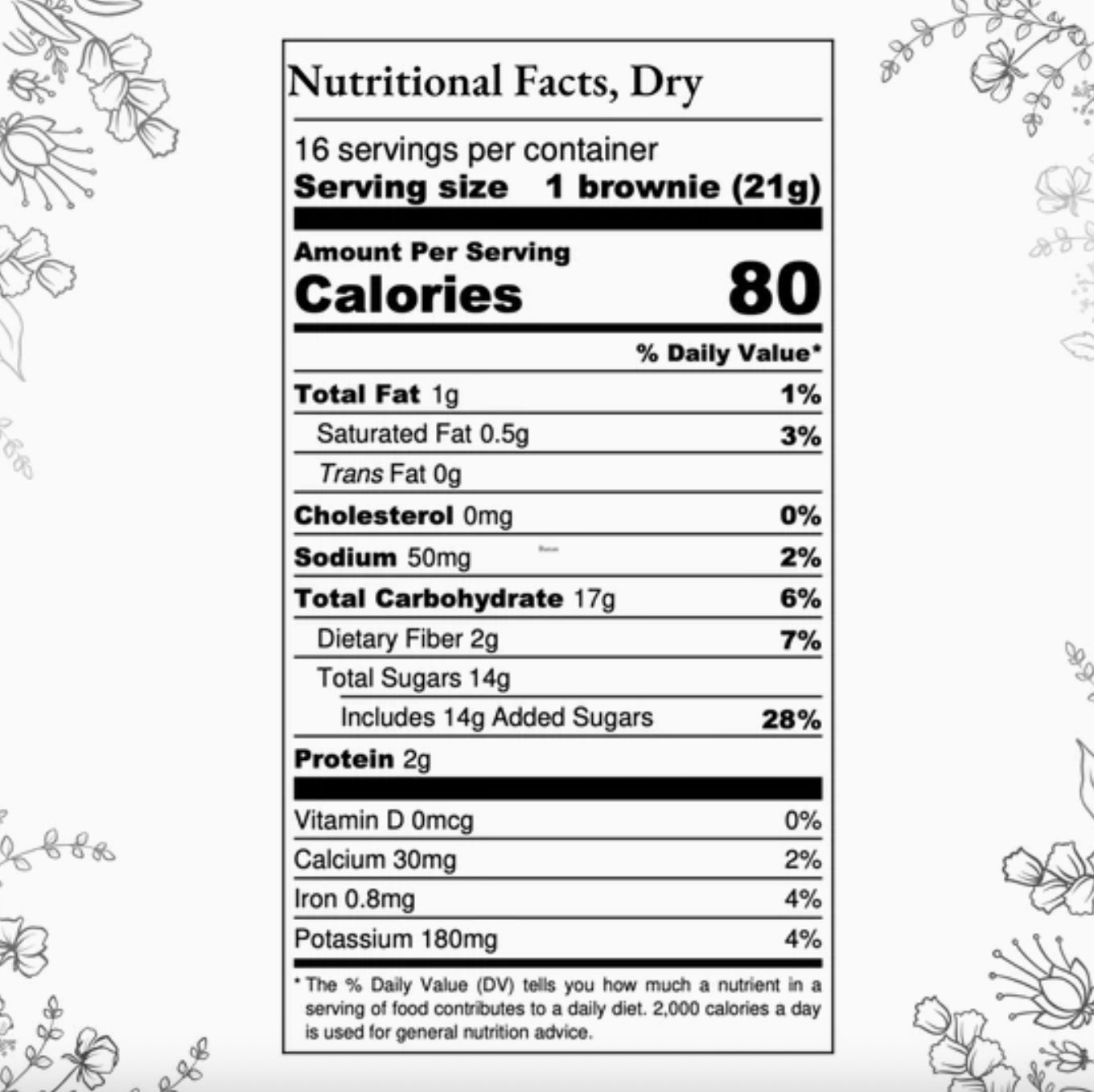 Brownie Mix: Gluten Free, Grain Free, Dairy Free