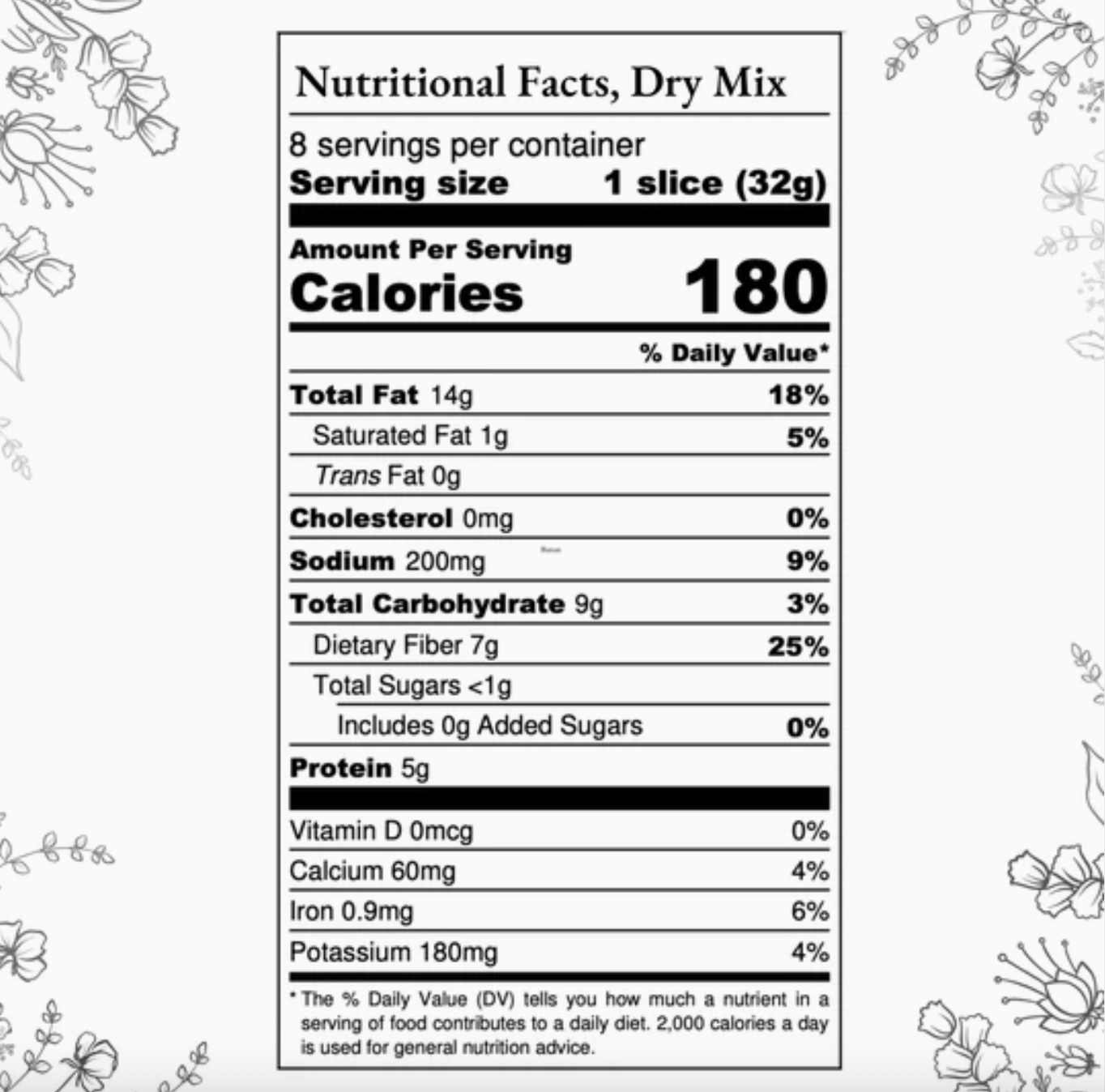 Gluten-free, Paleo, Keto Friendly Pizza Dough Mix