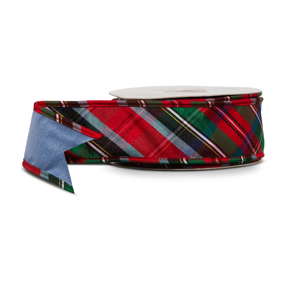 2.5" Tartan Plaid Wired Ribbon