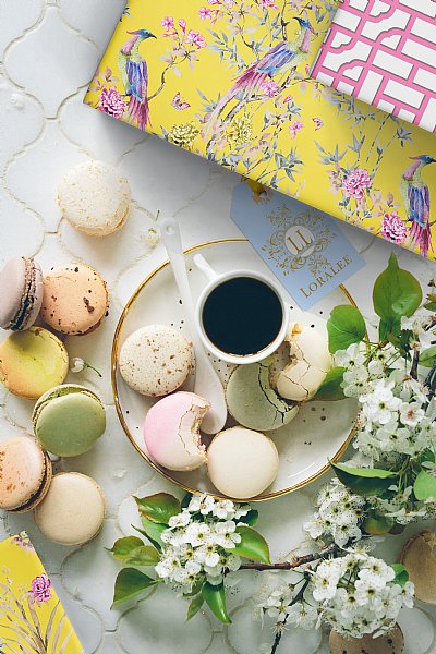 Chinoiserie Beautiful Bird (Yellow) Gift Wrap Sheets