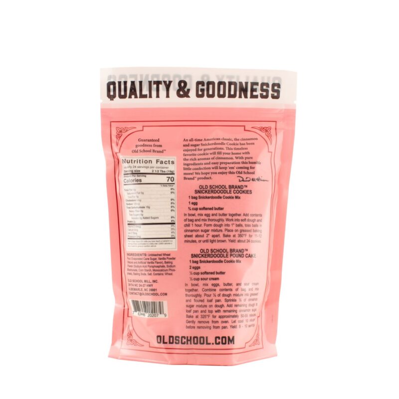SNICKERDOODLE COOKIE MIX, 16OZ - Old School Brand