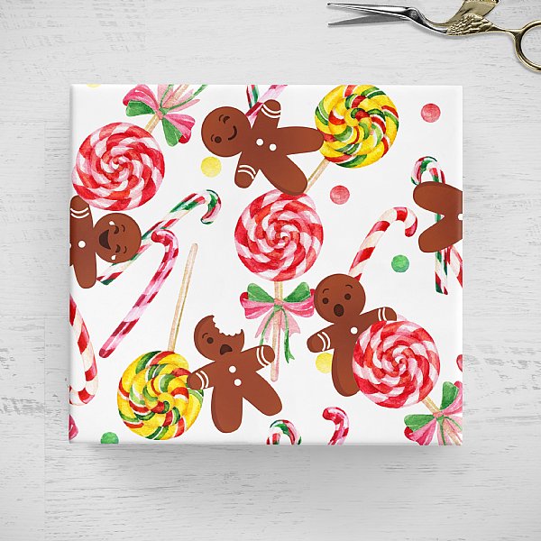 Oh Goodie Christmas Collection Gift Wrap Sheets
