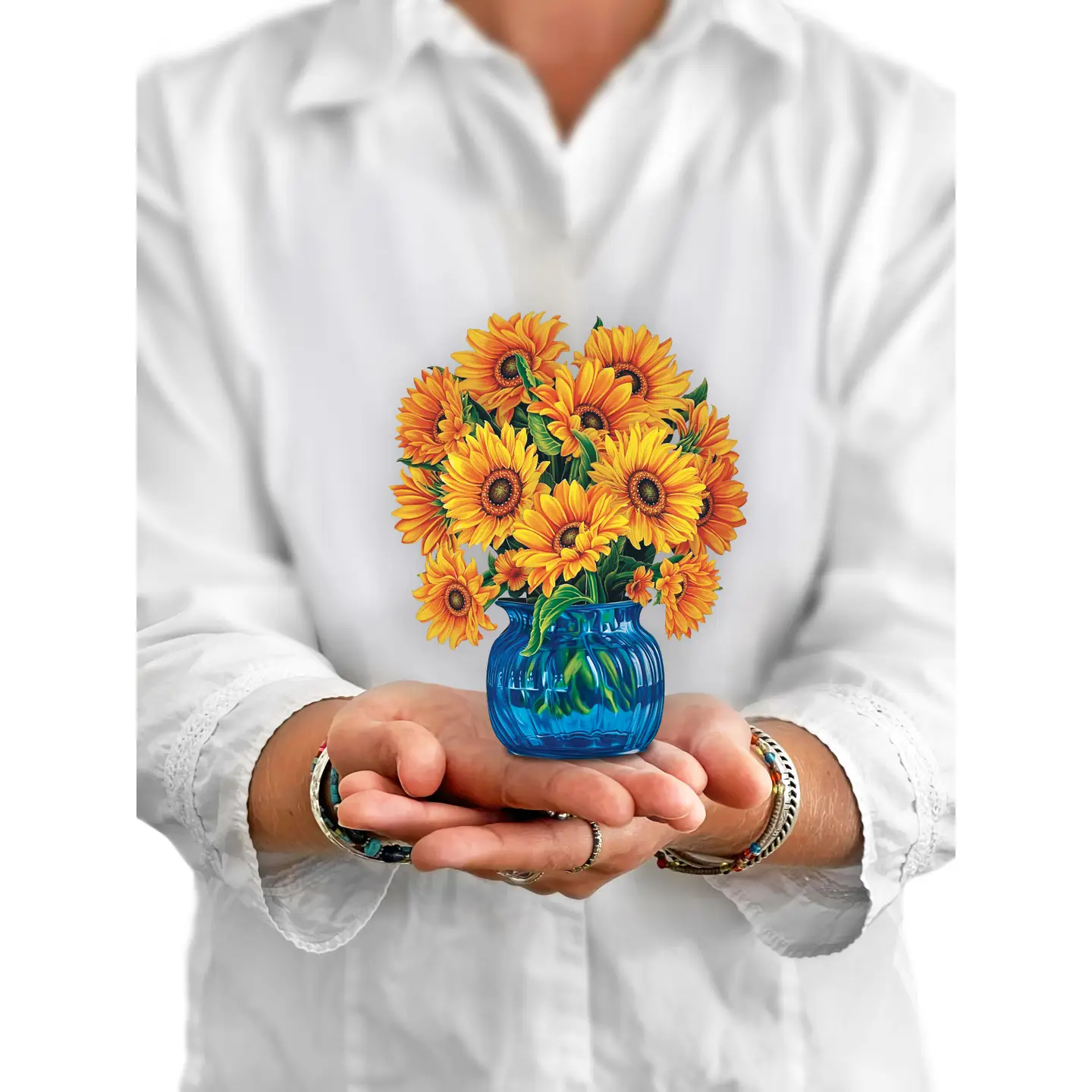 Mini Sunflowers Pop-Up Greeting Card
