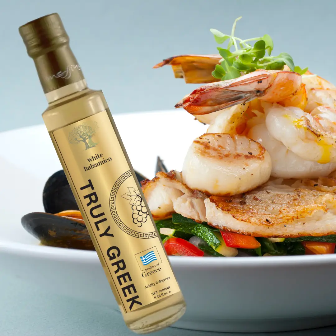 Truly Greek White Balsamic Vinegar- 8.4 oz
