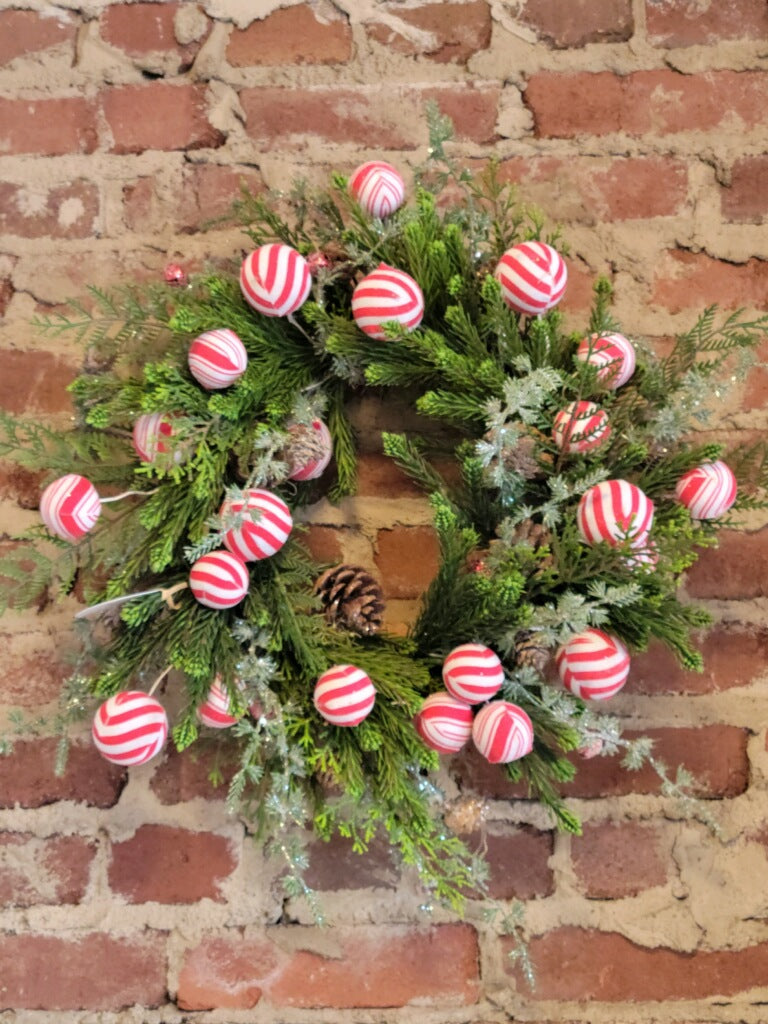 "Playful Peppermint" Wreath
