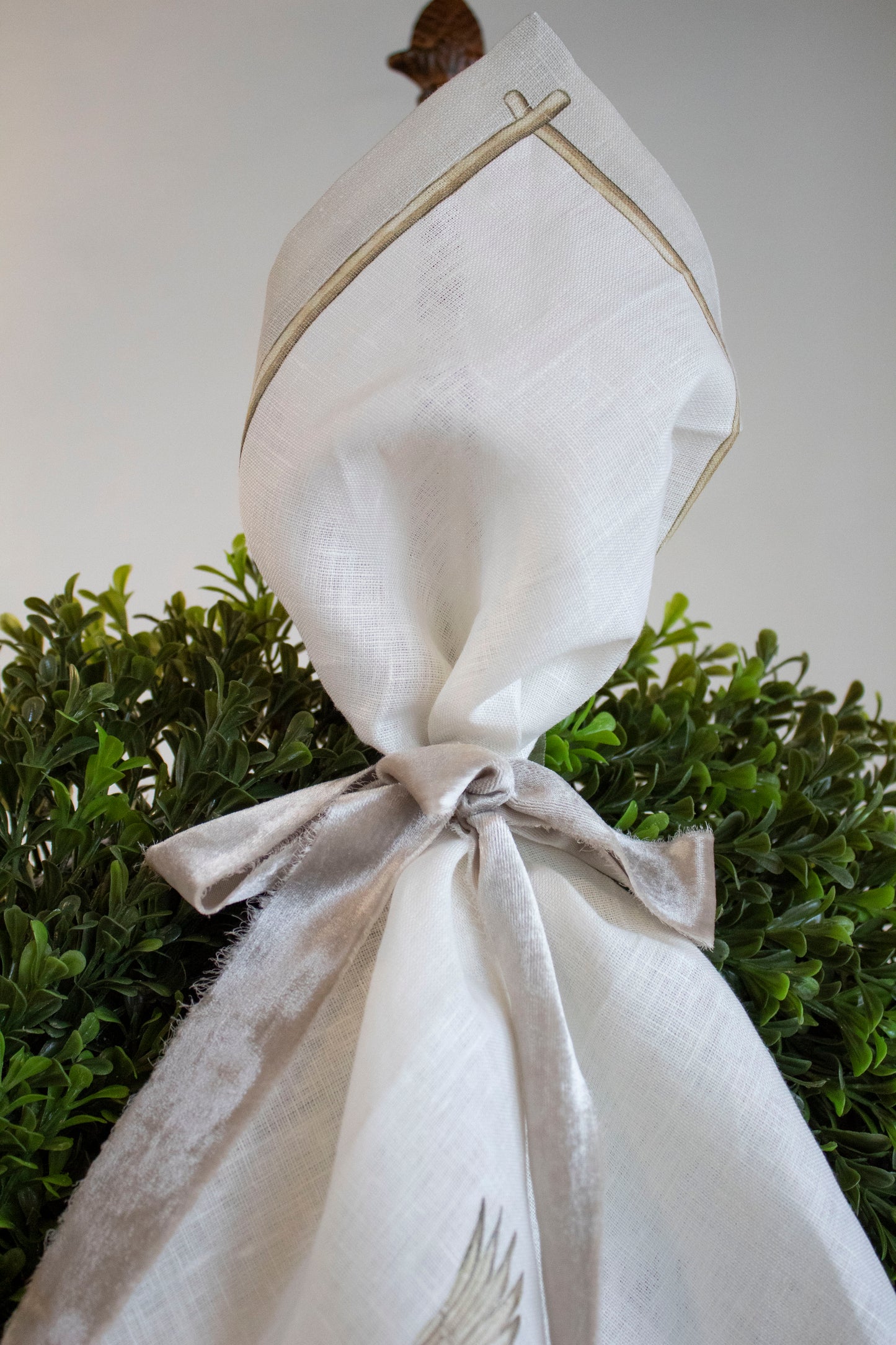 Mallard Italian Linen Wreath