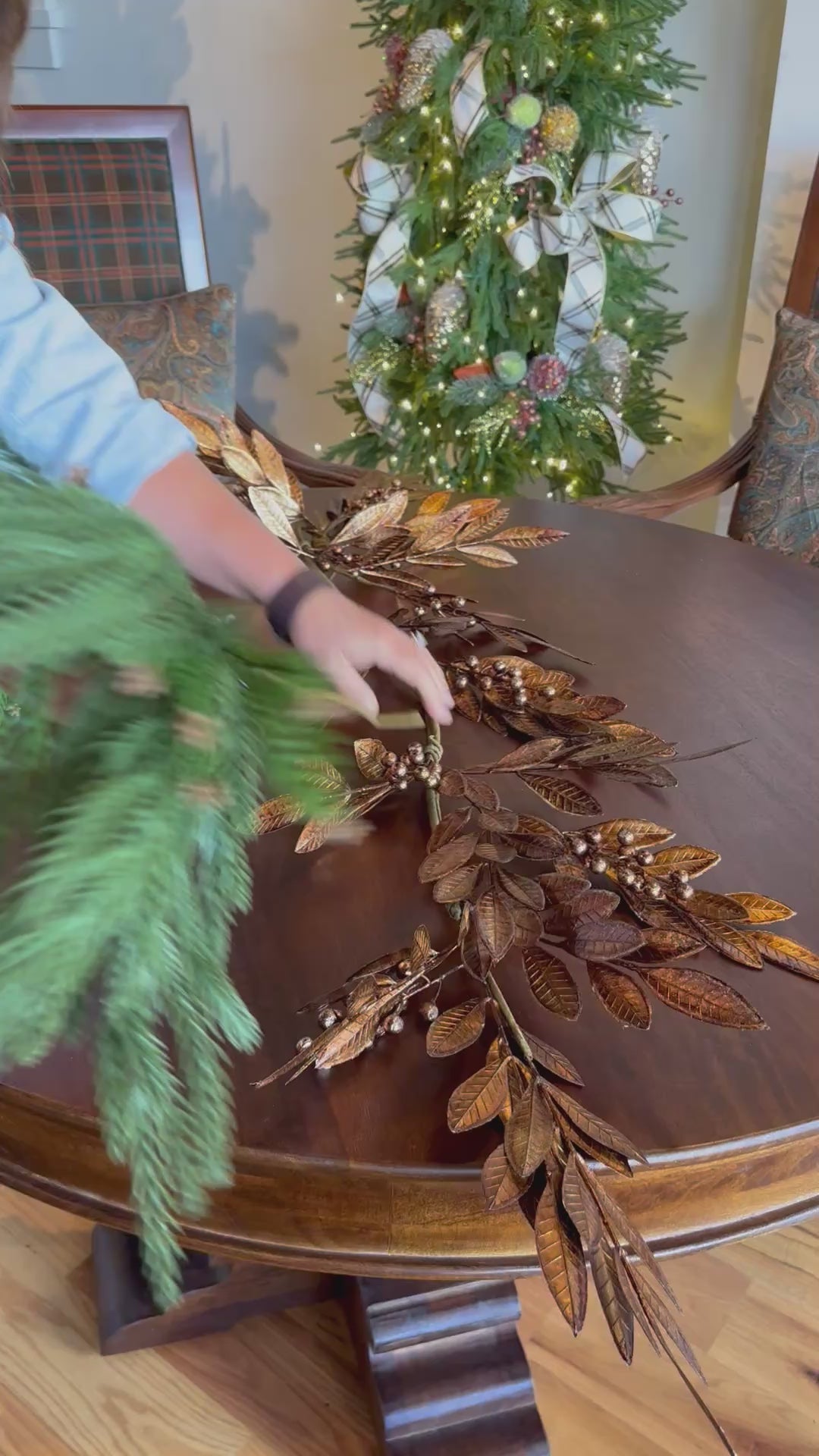 28” Natural Touch Hemlock Spray