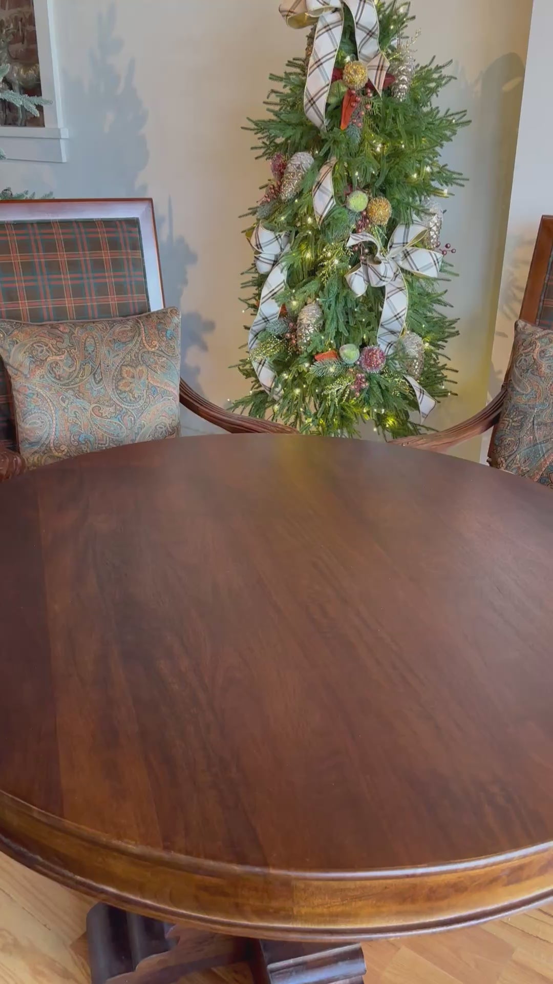 48” Metallic Laurel with Berries Garland