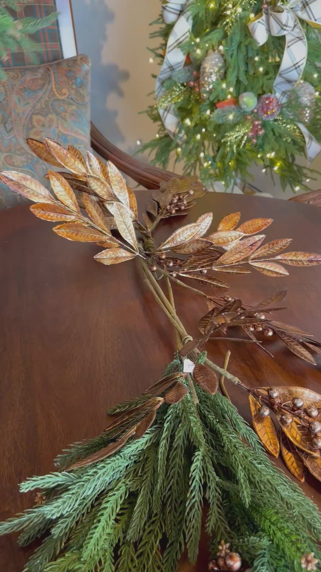 28” Natural Touch Hemlock Spray